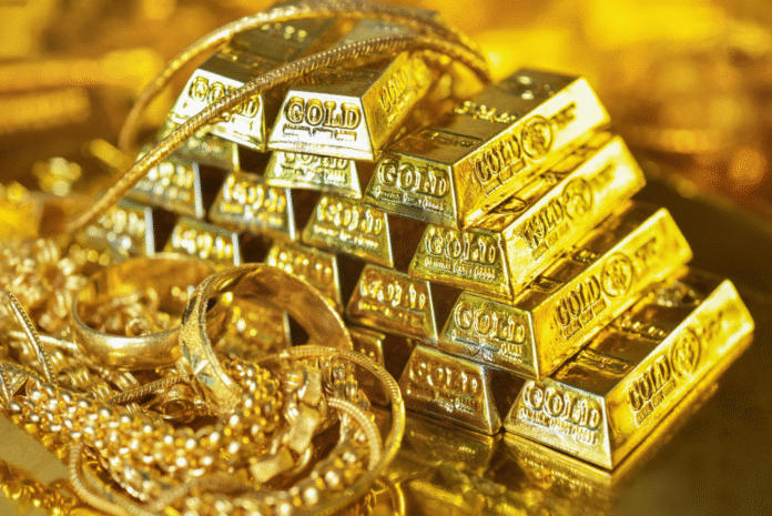 Huge drop in gold prices