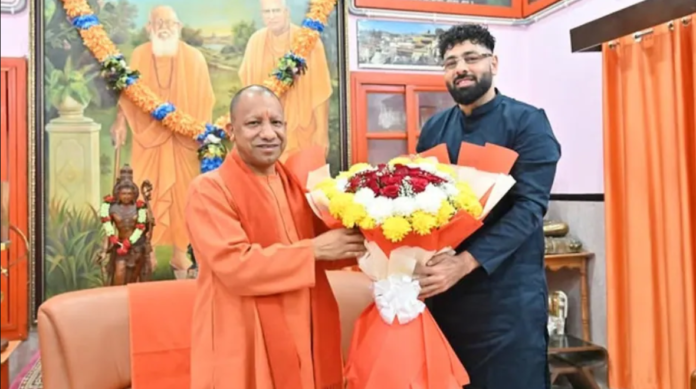 Badshah met CM Yogi