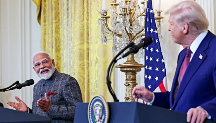Indian Prime Minister Narendra Modi and US President Donald Trump