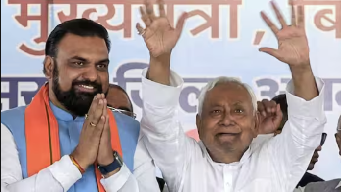 Samrat Chaudhary and CM Nitish Kumar