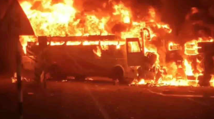 The horrific accident occurred early in the morning in Markapuram.