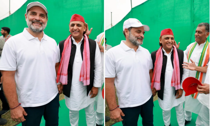 Akhilesh Yadav said on wearing Rahul Gandhi's T-shirt