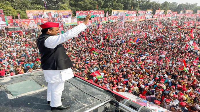 Akhilesh Yadav's rally