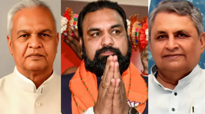 Vijay Kumar Chaudhary and Bijendra Prasad Yadav from JDU quota