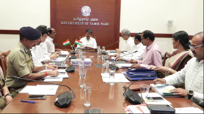 CM Vijay Disaster Management Meeting
