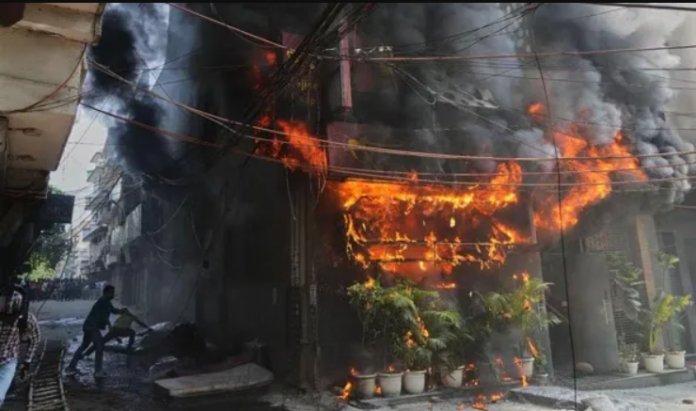 Delhi Malviya Nagar Fire Incident