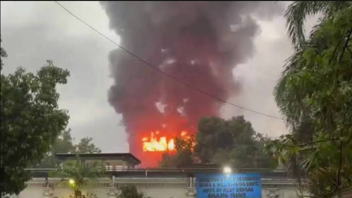 West Bengal EVM fire incident